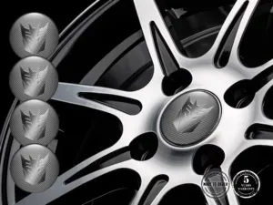 Domed Emblem Edition Stylish Wheel Badges